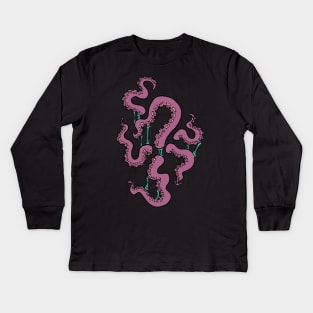 Tentacles Kids Long Sleeve T-Shirt